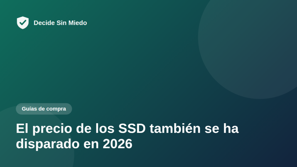 El precio de los SSD también se ha disparado en 2026
