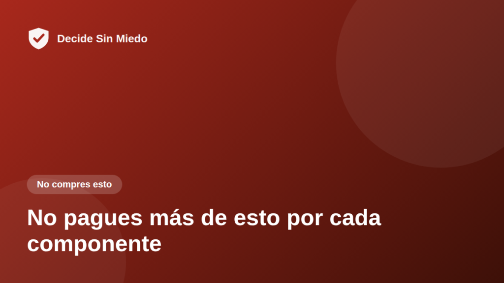 No pagues más de esto por cada componente