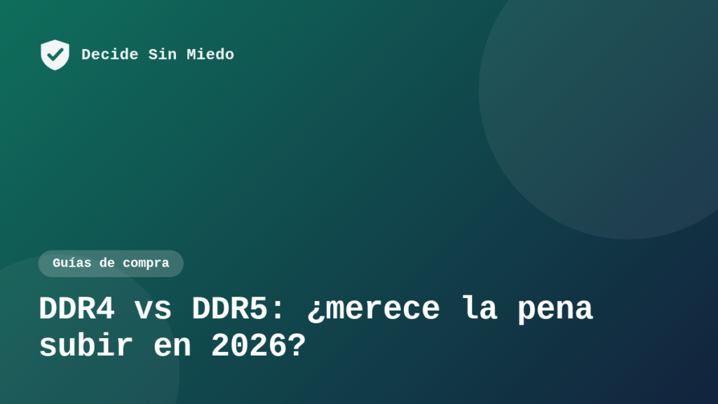 Más RAM lenta le gana a menos RAM rápida: lo que cuesta de verdad subir a DDR5
